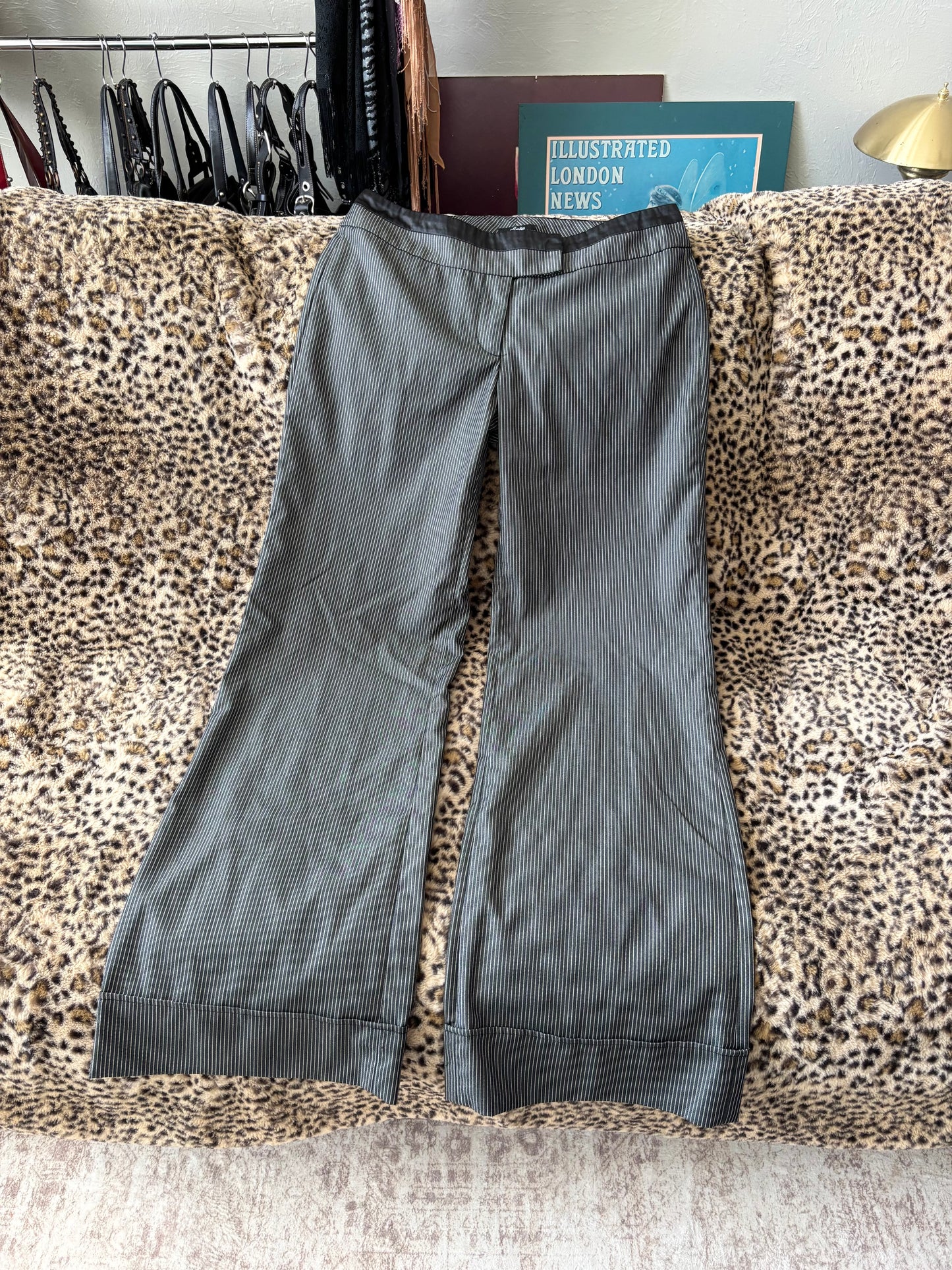 Selé 00's Low Rise Pinstripe Pant | Size 7/8