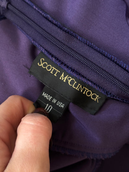 Scott McClintock 90's Velvet Dress | Size M/L