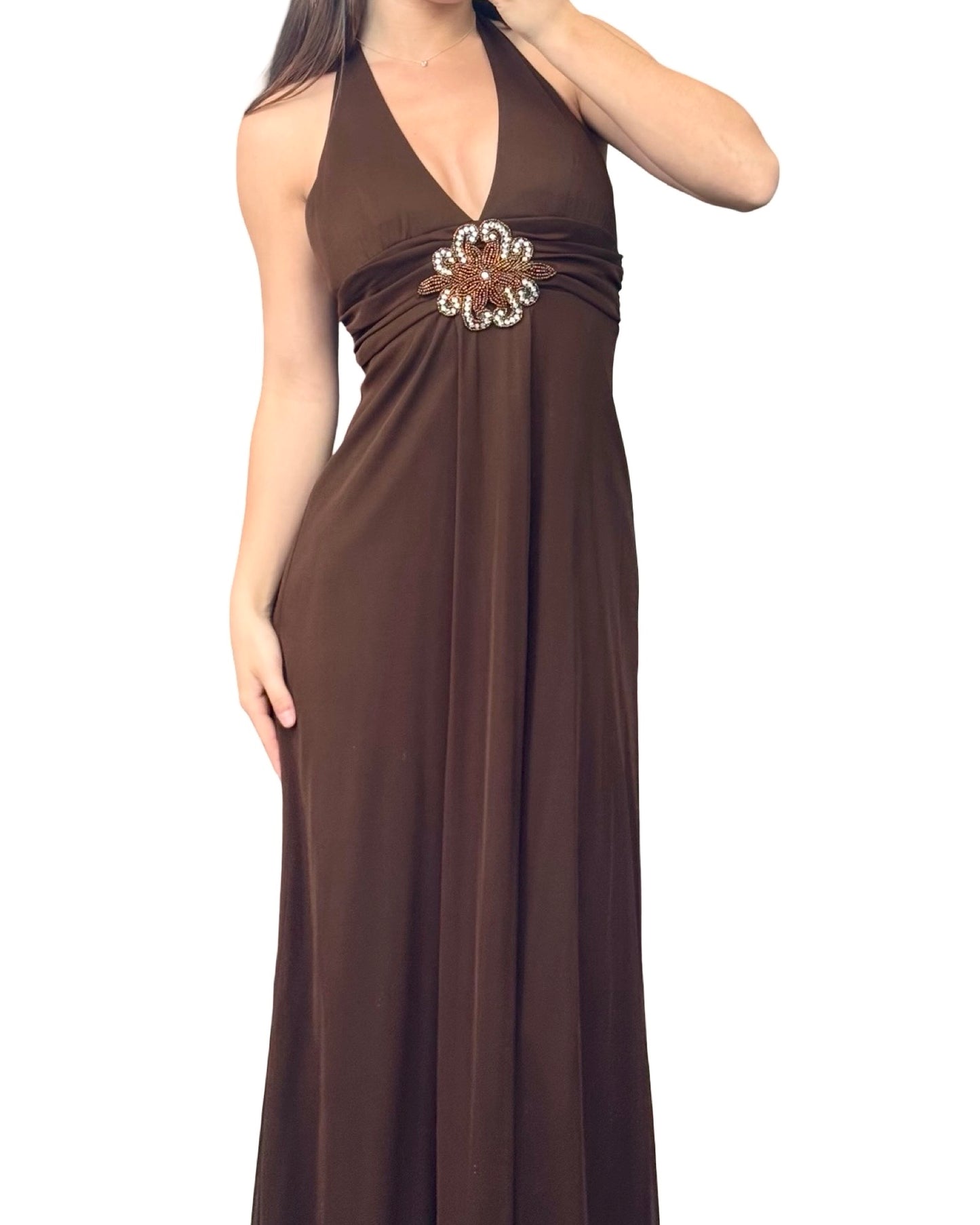 Morgan & Co Embellished Gown | Size S