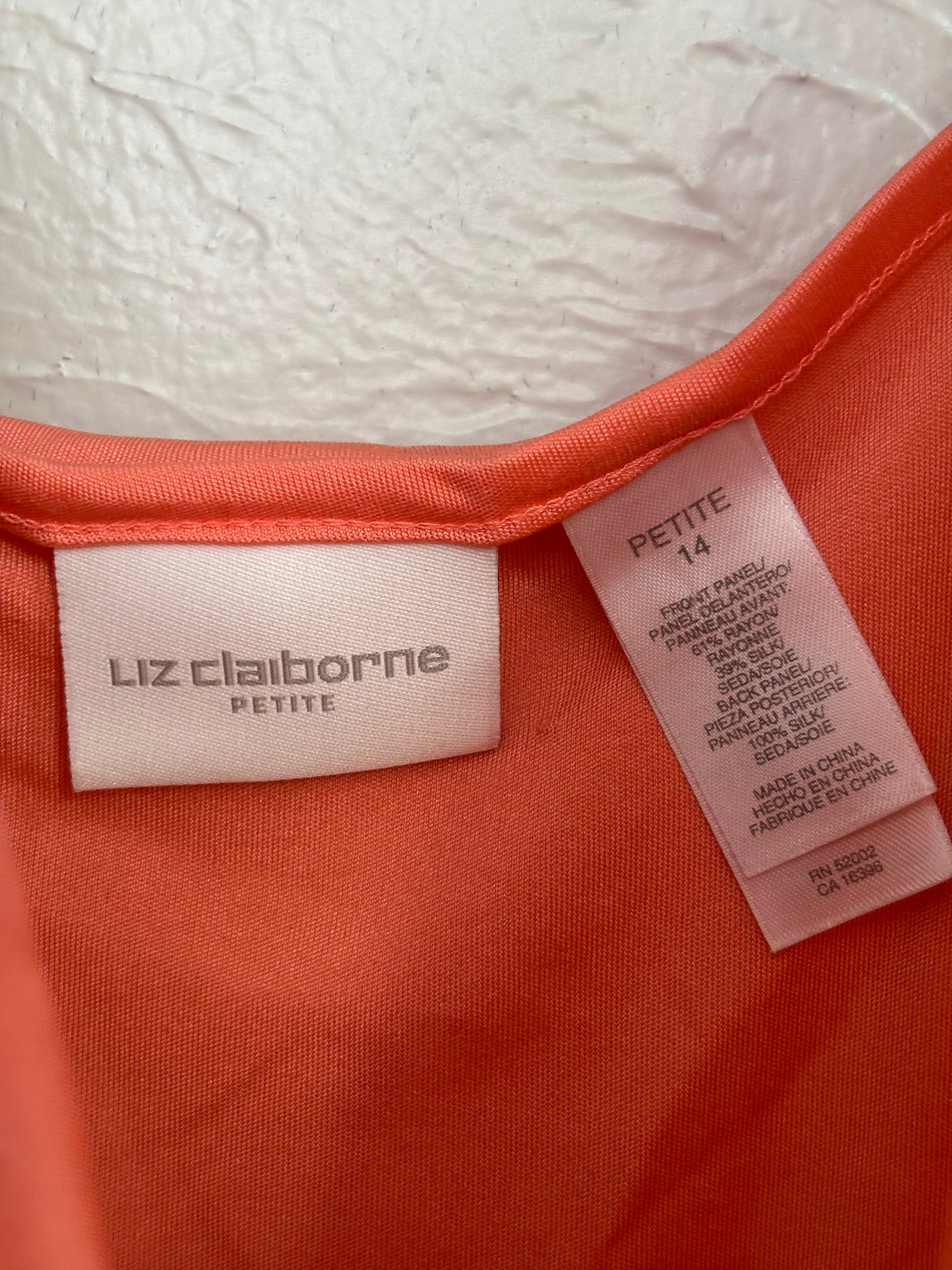 Liz 00's Silk Top | Size XL