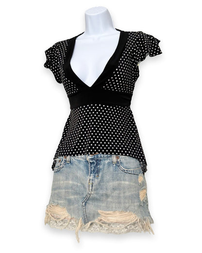 Speechless 00's Tie Back Top | Size XS