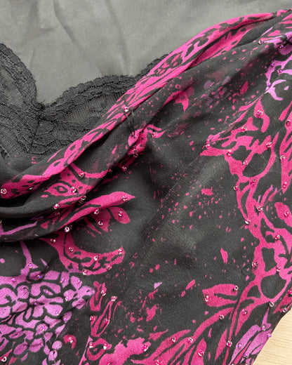 Mixit 90’s Silk Beaded Gown | Size L