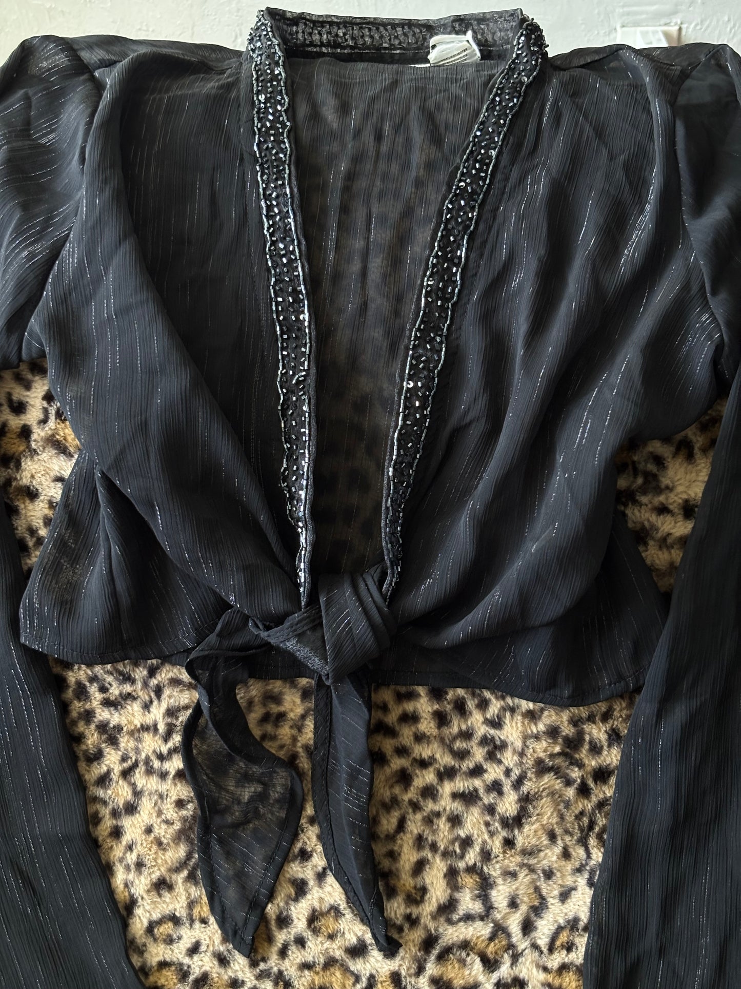 White Stag 00's Mesh Tie Top | Size M