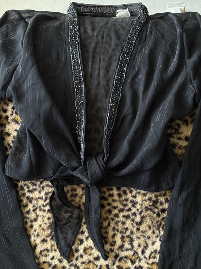 White Stag 00's Mesh Tie Top | Size M