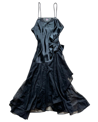 Vae 80’s Embroidered Slip Dress | Size L