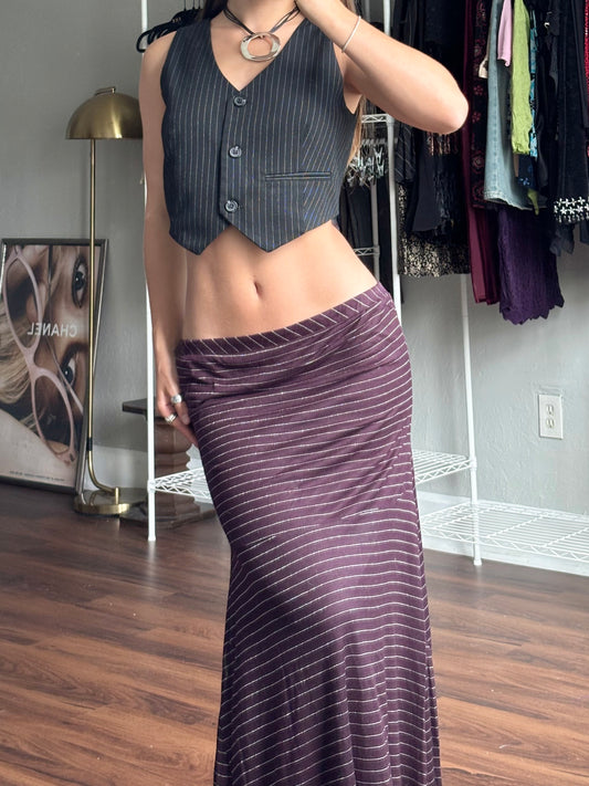 Delia's 00's Stripe Skirt/Dress | Size 33" Waist