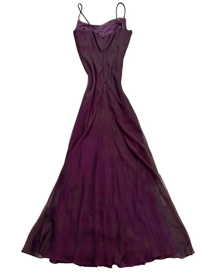 Night Way Mesh 90’s Gown | Size S