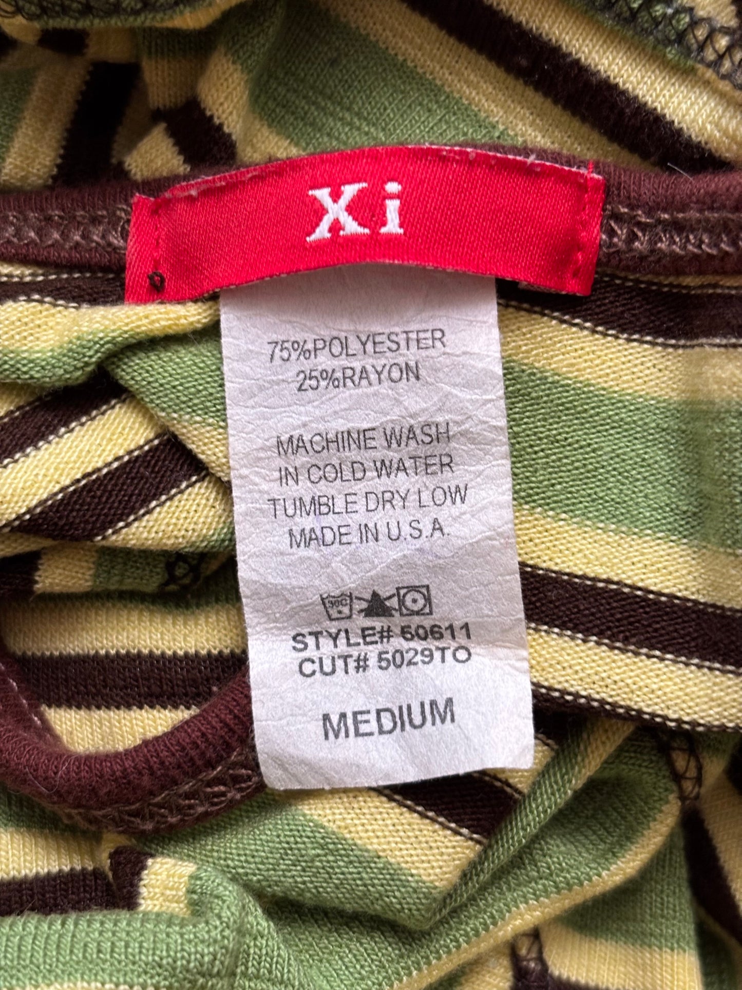 Xi Striped 00's Dress | Size M