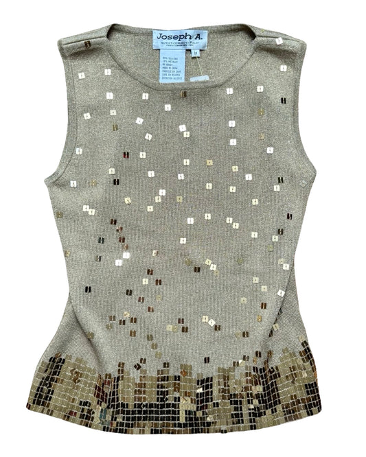 Joseph A. 90's Silk Top | Size M