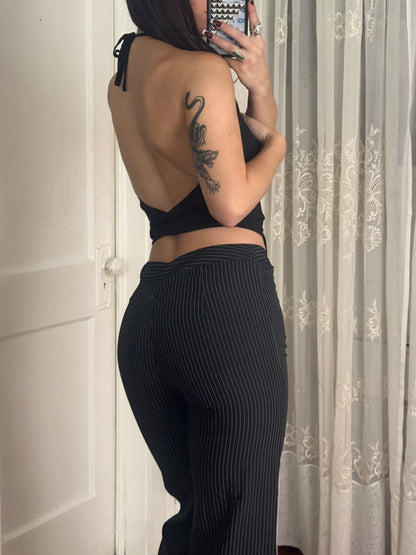 90's Pinstripe Pants | Size 26" Waist