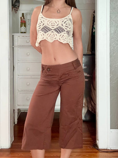 Wide Leg 00's Capri | Size XS