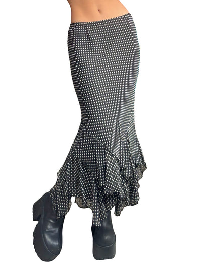 Silk 00’s Asymmetric Skirt | Size 32” waist