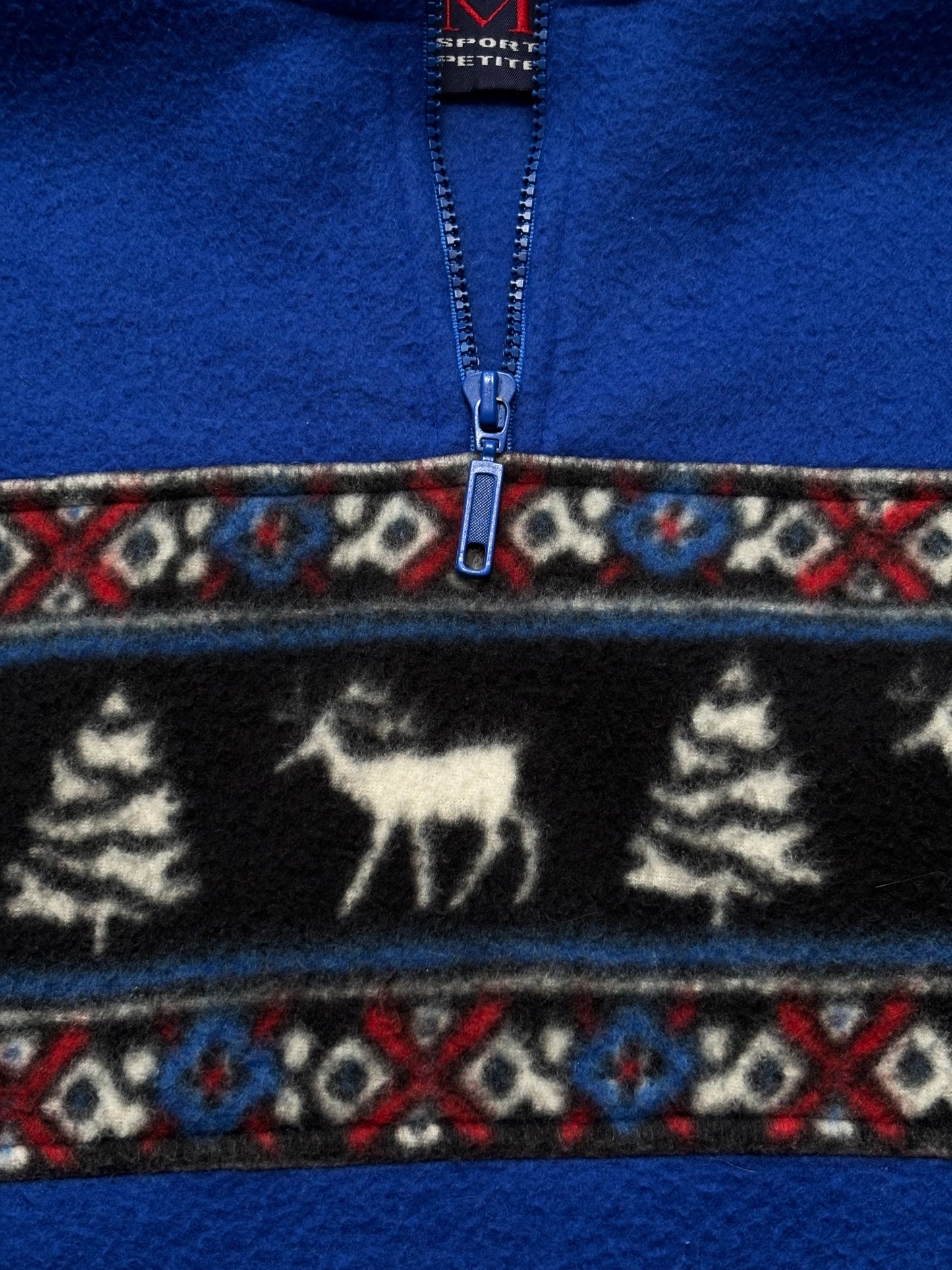 Renee Sport 90's Quarter Zip | Size L