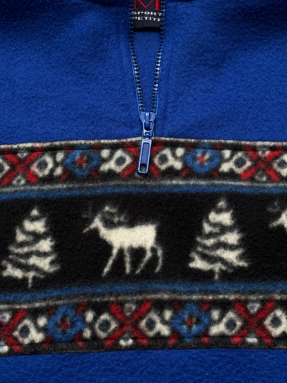 Renee Sport 90's Quarter Zip | Size L