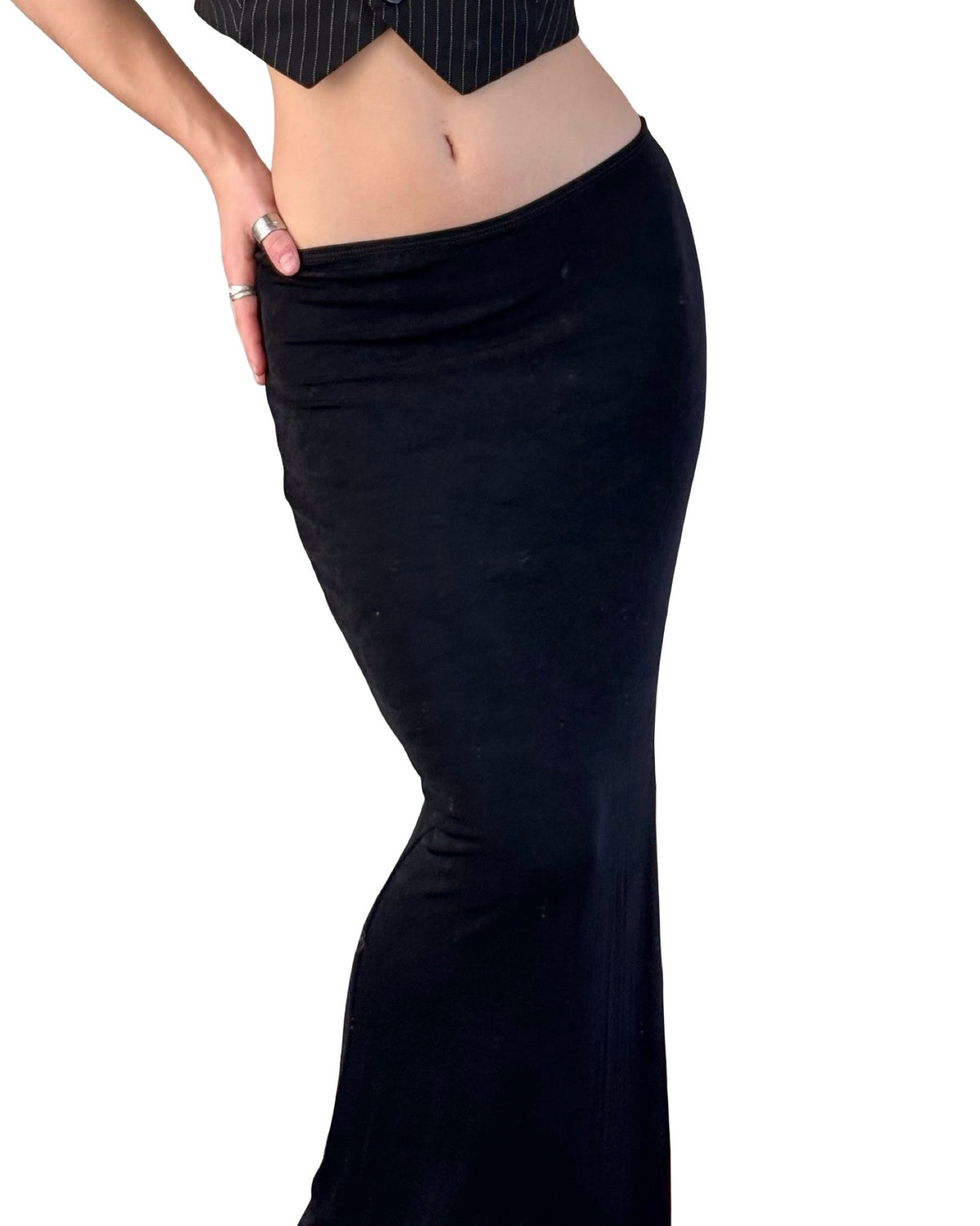 Express 90's Slinky Maxi Skirt | Size 24" Waist