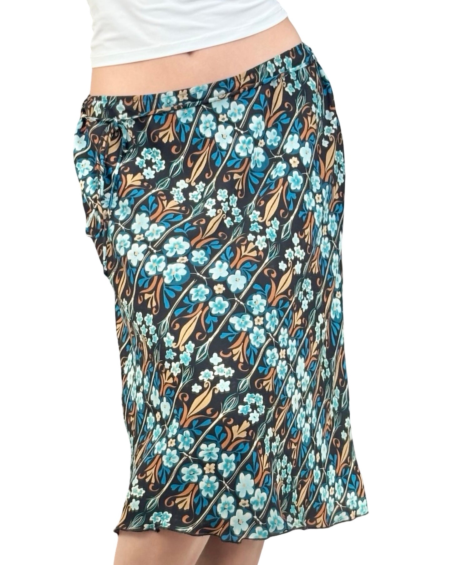 Worthington 90's Mesh Midi Skirt | Size 27" Waist