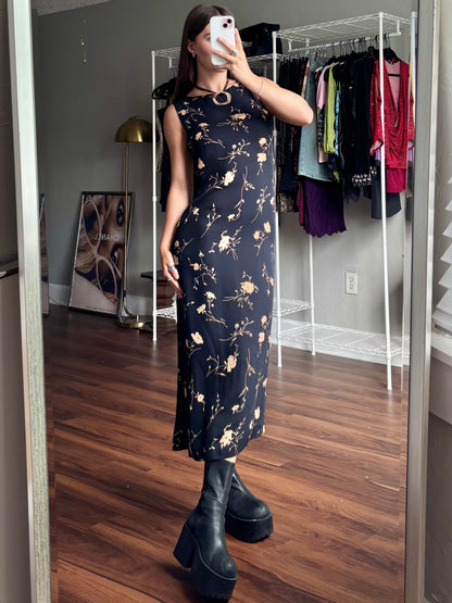 Petite Sophisticate 90's Printed Dress | Size 2