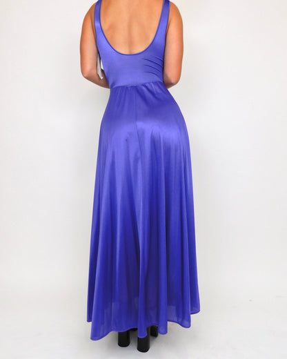 70’s Olga Purple Lace Slip | Size S