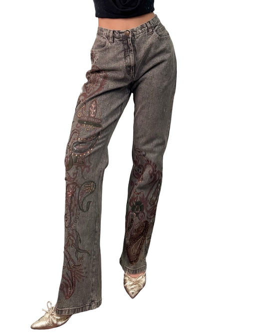 Chico's 00's Printed Jean | Size 32" Waist