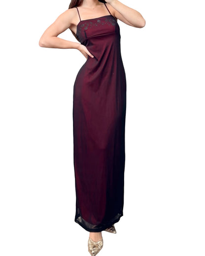 Status 90's Mesh Maxi Dress | Size M