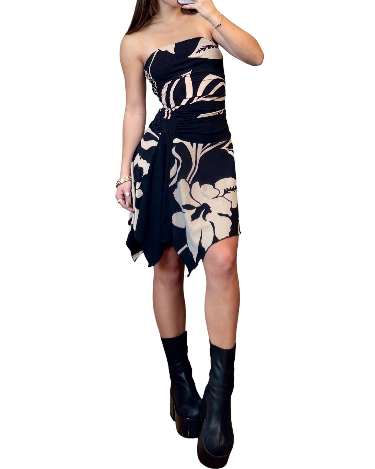 Speechless Asymemtric 00's Dress | Size S