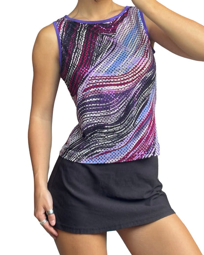 Cheroy 90’s Metallic Top | Size S