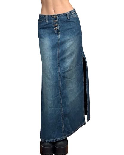 Squeeze 00's Denim Skirt | Size 28" Waist
