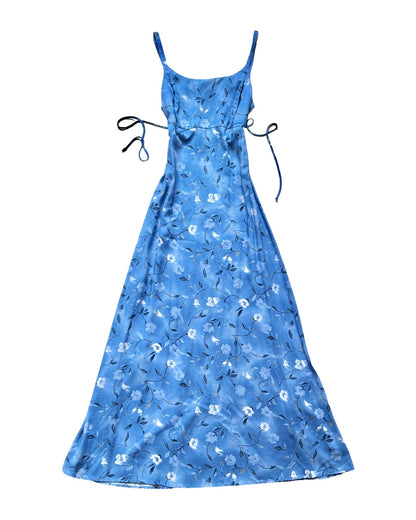 Tie Back 90’s Maxi Dress | Size S