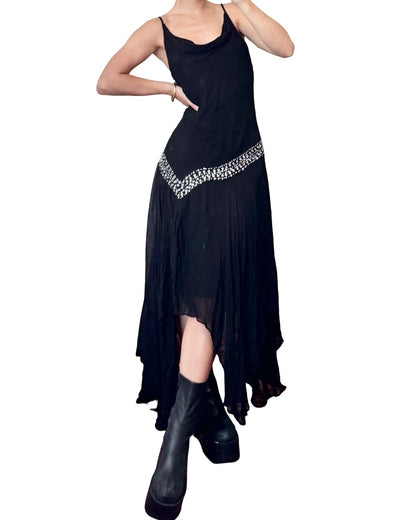 Metro Style 00's Asymmetric Dress | Size XL