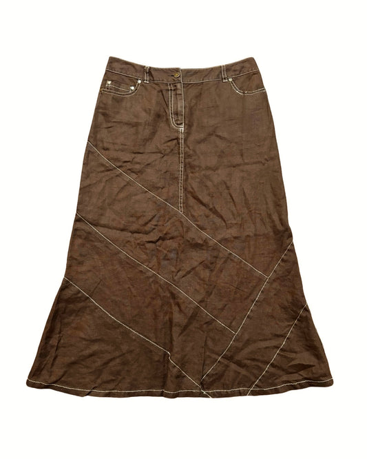 Style & Co 00's Linen Maxi Skirt | Size 28" Waist