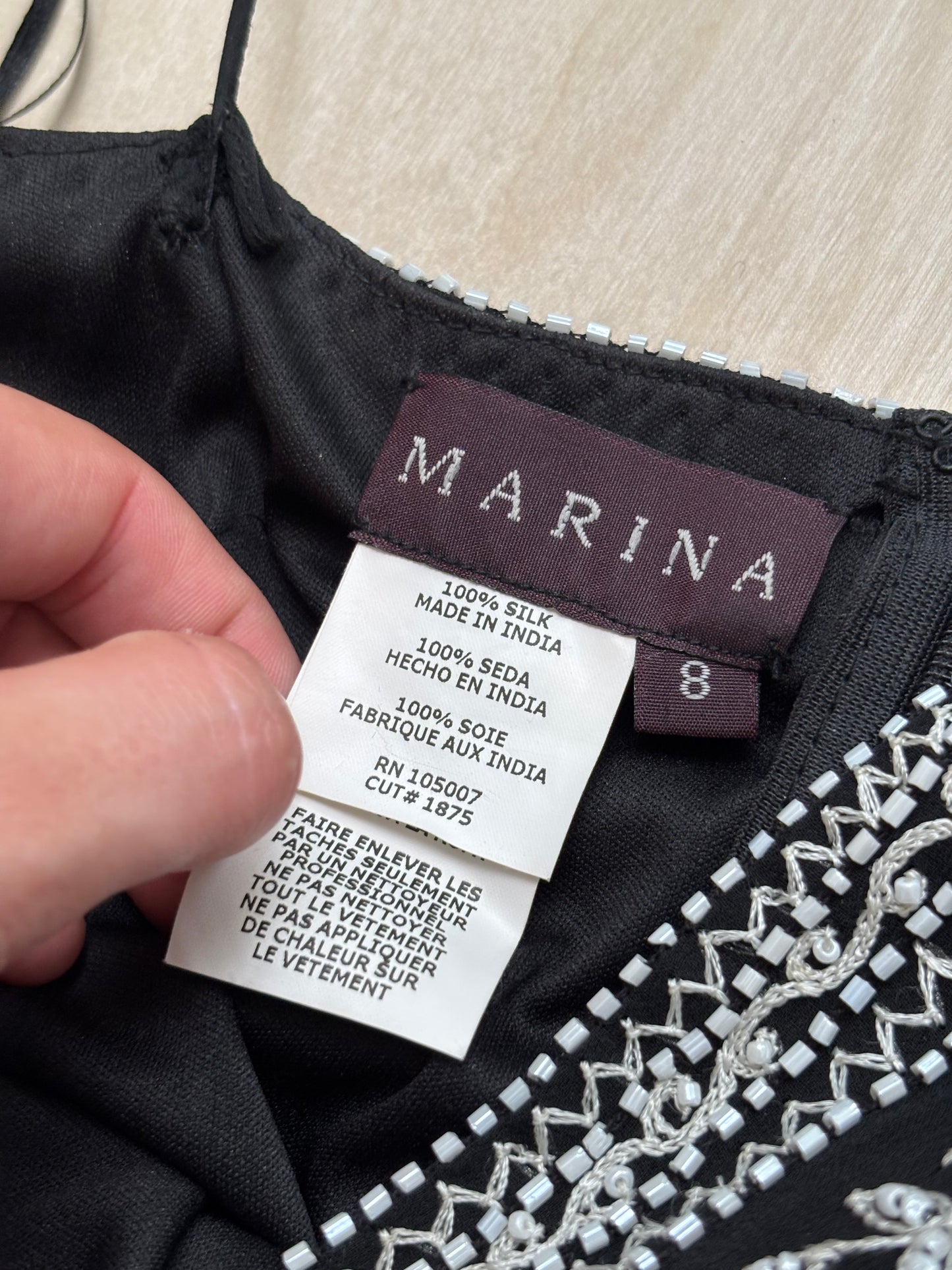 Marina 90’s Beaded Dress | Size M
