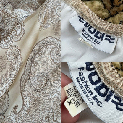 Tan Paisley Maxi | Size 27” waist
