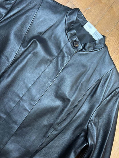 Newport News 90’s Leather Jacket | Size M