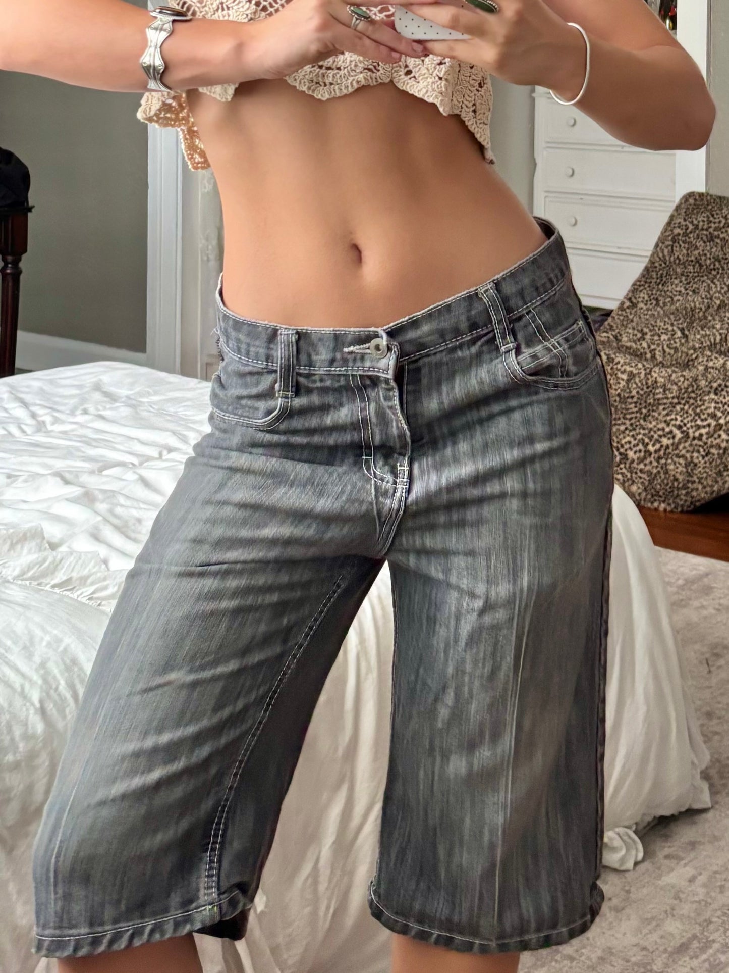 Stonewash 00's Jorts | Size 2