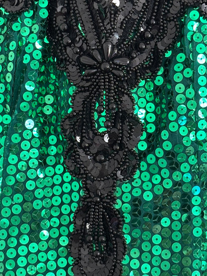 Loralie 80's Sequin Embellished Gown | Size 4