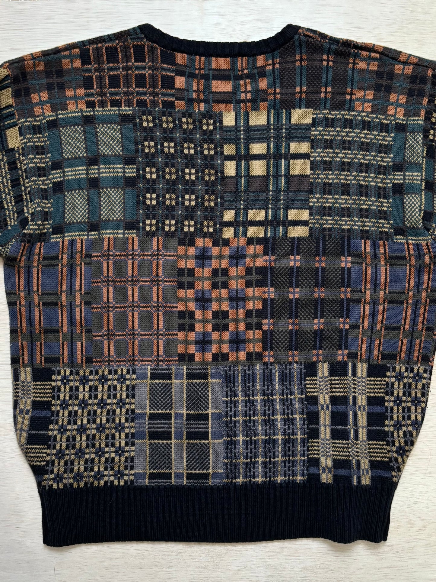 Patchwork 90’s Sweater | Size M
