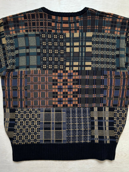 Patchwork 90’s Sweater | Size M