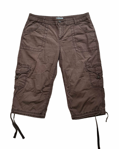 Brown Cargo Capris | Size 31” waist