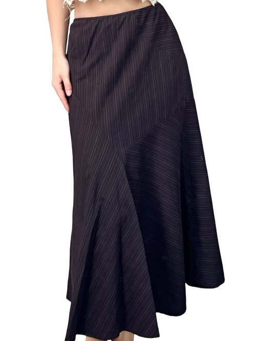 Dorothée 00's Pinstripe Skirt | Size XS