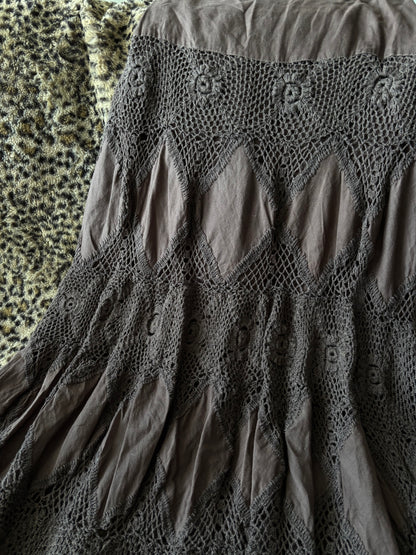 Willi Smith 00's Crochet Skirt | Size 31" Waist