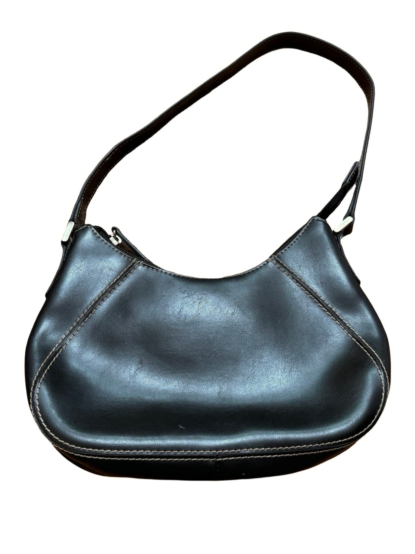 Liz 90's Stitched Leather Purse