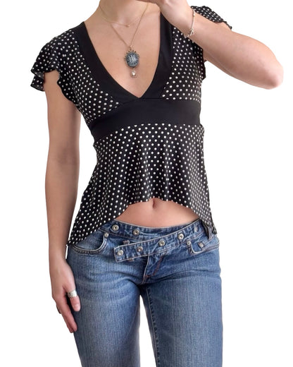 Speechless 00's Tie Back Top | Size XS