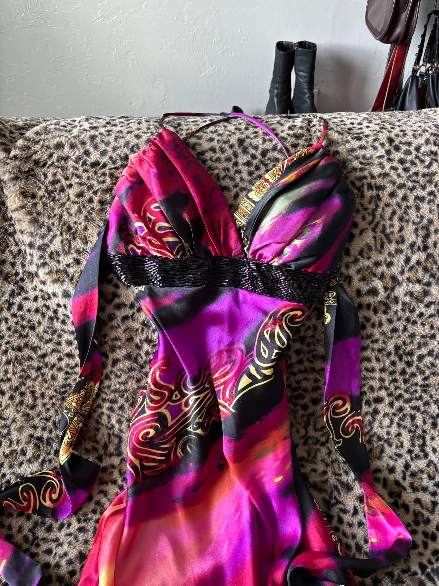 B.Darlin 00's Backless Dress | Size S