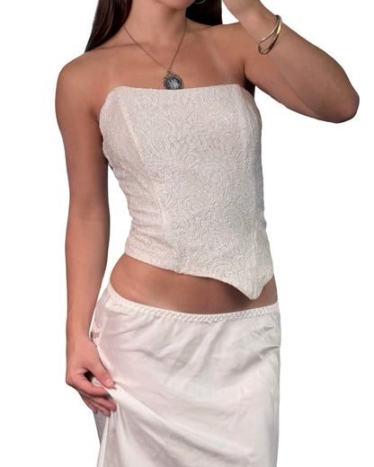 Asymmetric 90's Corset | Size S