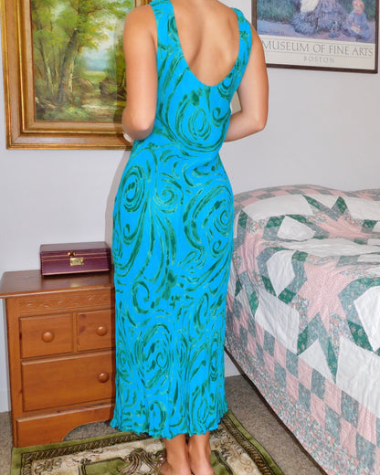 Blue Swirl Maxi | Size L