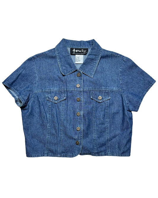 All that Jazz 90’s Denim Top | Size S