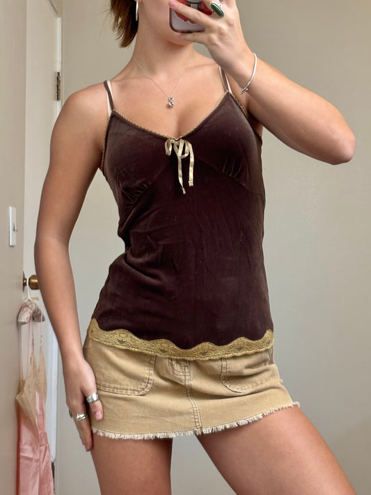 Old Navy 00’s Velvet Cami | Size M