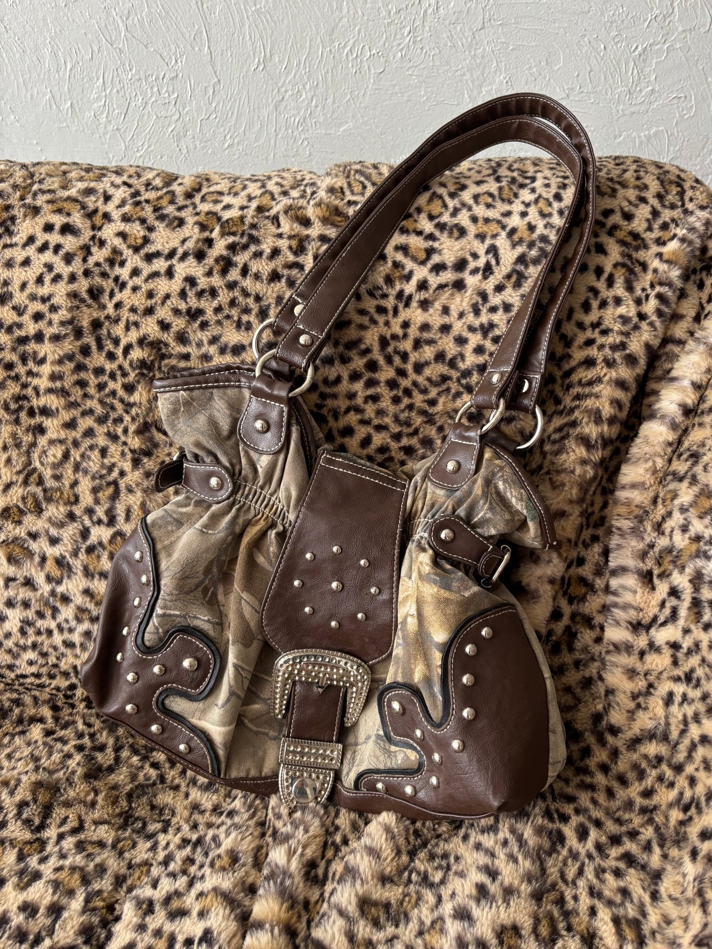 Camo 00's Buckle Bag