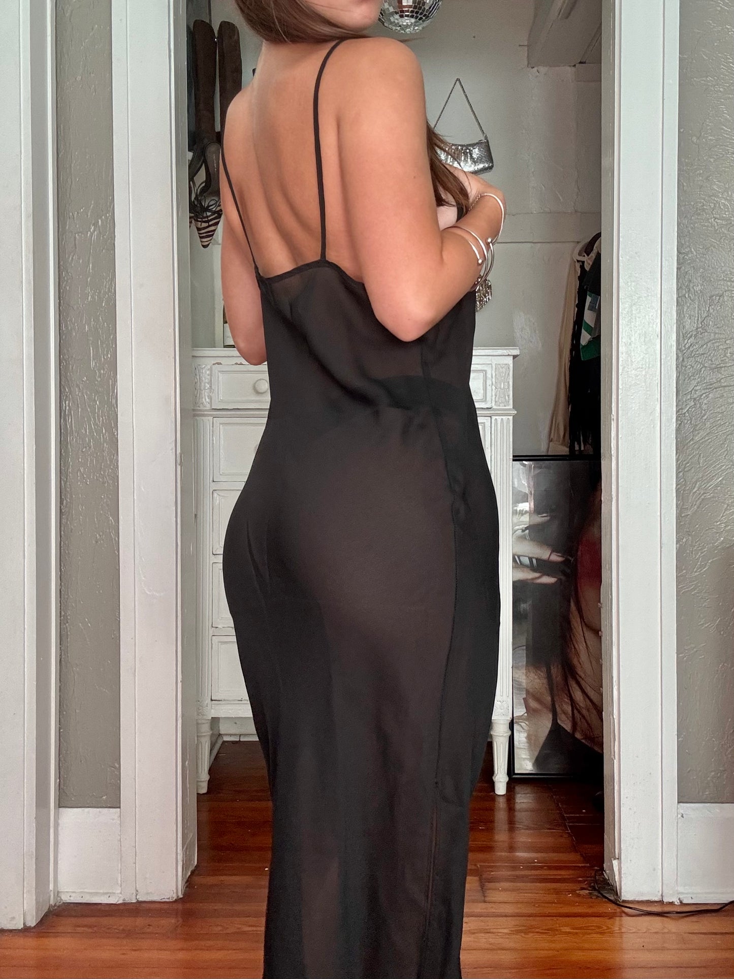 Mesh 90's Slip Dress | Size L