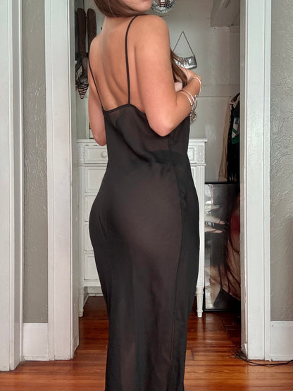 Mesh 90's Slip Dress | Size L